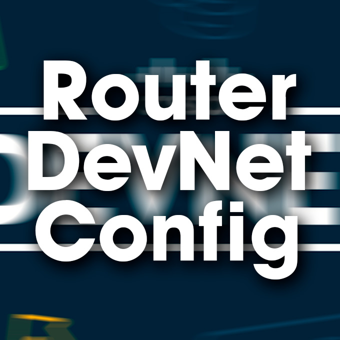 Devnet Router Configurable GUI